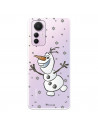 Funda para Xiaomi Mi 12 Lite 5G Oficial de Disney Olaf Transparente - Frozen