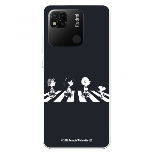 Xiaomi Coque pour Redmi 10A Officielle de Peanuts personnages Beatles - Snoopy