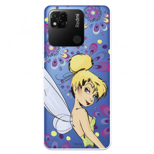 Xiaomi Coque pour Redmi 10A Officielle de Disney La fée Clochette Fleurs - Peter Pan