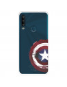 Funda para Alcatel 1SE 2020 Oficial de Marvel Capitán América Escudo Transparente - Marvel