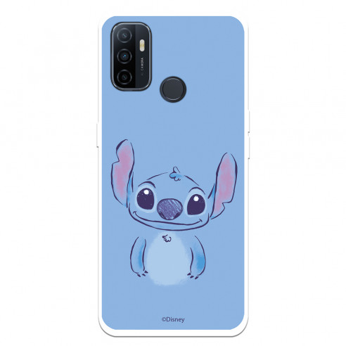 Funda para Oppo A11s Oficial de Disney Stitch Azul - Lilo & Stitch