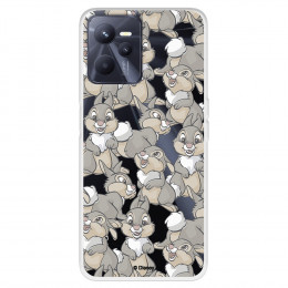 Funda para Realme Narzo 50A Prime Oficial de Disney Tambor Patrones - Bambi