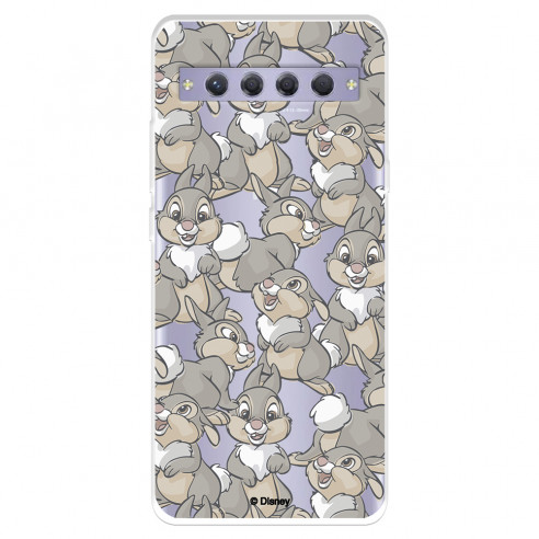 Funda para TCL 10 Plus Oficial de Disney Tambor Patrones - Bambi