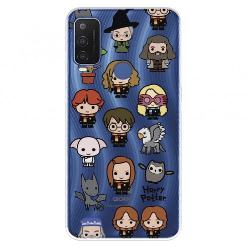 Funda para Alcatel 1 L Pro Oficial de Harry Potter Personajes Iconos - Harry Potter