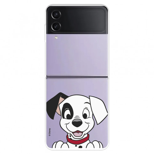 Funda para Samsung Galaxy Z Flip4 Oficial de Disney Cachorro Sonrisa - 101 Dálmatas