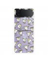 Funda para Samsung Galaxy Z Flip4 Oficial de Disney Chip Potts Siluetas - La Bella y la Bestia