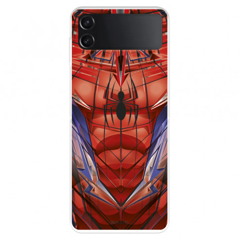 Funda para Samsung Galaxy Z Flip4 Oficial de Marvel Spiderman Torso - Marvel