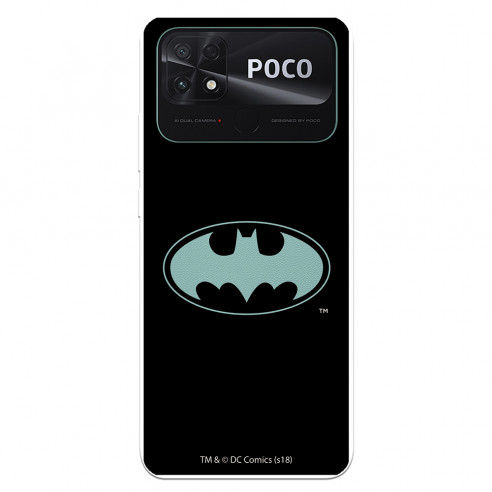 Xiaomi Pouzdro pro Poco C40 Official DC Comics Batman Logo Clear - DC Comics