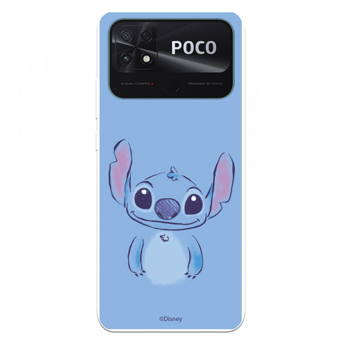 Xiaomi Pouzdro pro Poco C40 Official Disney Stitch Blue - Lilo & Stitch