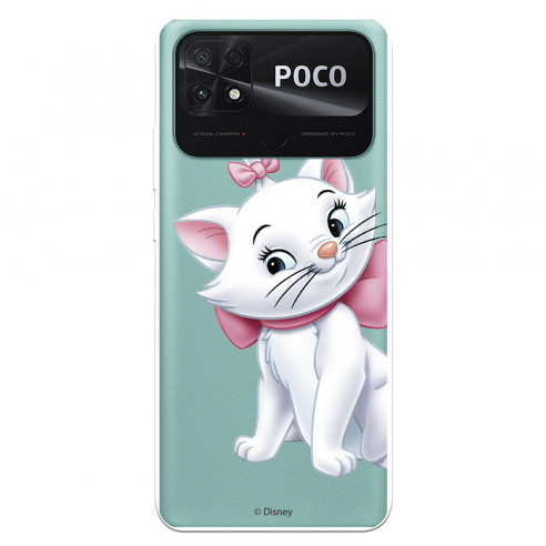 Xiaomi Obal pro Poco C40 Official Disney Marie Silhouette - The Aristocats