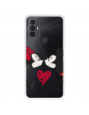 Funda para TCL 306 Oficial de Disney Mickey y Minnie Beso - Clásicos Disney