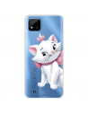 Funda para Realme Narzo 50 Oficial de Disney Marie Silueta - Los Aristogatos