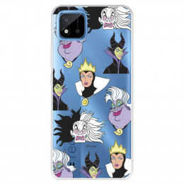 Funda para Realme Narzo 50 Oficial de Disney Villanas Patrón - Villanas Disney