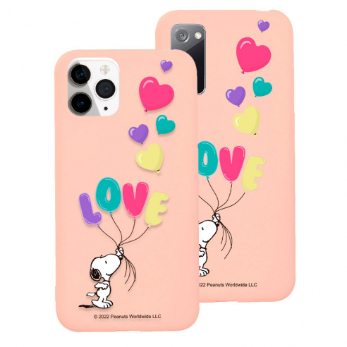 Oficiální pouzdro Snoopy Pink Ultra Soft Case - Love