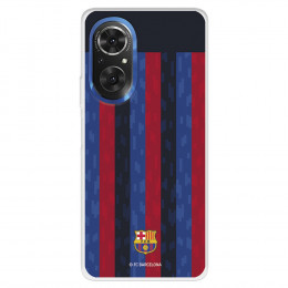 Funda para Huawei Honor 50 SE del FC Barcelona Fondo Rayas Verticales  - Licencia Oficial FC Barcelona