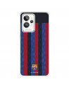 Funda para Realme GT 2 Pro del FC Barcelona Fondo Rayas Verticales  - Licencia Oficial FC Barcelona