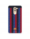 Funda para Huawei Mate 9 Lite del FC Barcelona Fondo Rayas Verticales  - Licencia Oficial FC Barcelona