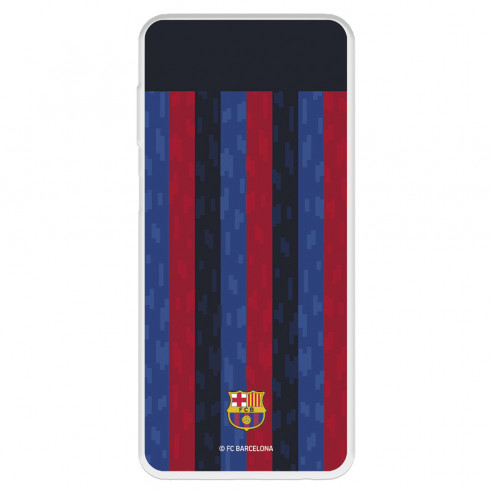 Funda para Samsung Galaxy M23 5G del FC Barcelona Fondo Rayas Verticales  - Licencia Oficial FC Barcelona