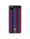 Funda para Realme C11 del FC Barcelona Fondo Rayas Verticales  - Licencia Oficial FC Barcelona