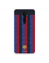 Funda para Oppo Reno2 Z del FC Barcelona Fondo Rayas Verticales  - Licencia Oficial FC Barcelona