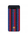 Funda para LG K41s del FC Barcelona Fondo Rayas Verticales  - Licencia Oficial FC Barcelona