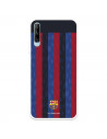 Funda para Huawei P Smart Pro del FC Barcelona Fondo Rayas Verticales  - Licencia Oficial FC Barcelona