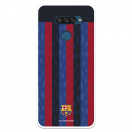 Funda para LG K50s del FC Barcelona Fondo Rayas Verticales  - Licencia Oficial FC Barcelona