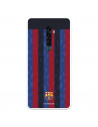 Funda para Oppo Reno2 del FC Barcelona Fondo Rayas Verticales  - Licencia Oficial FC Barcelona