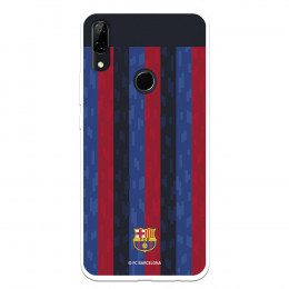 Funda para Huawei P Smart Z del FC Barcelona Fondo Rayas Verticales  - Licencia Oficial FC Barcelona