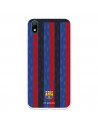 Funda para Huawei Y5 2019 del FC Barcelona Fondo Rayas Verticales  - Licencia Oficial FC Barcelona