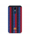 Funda para LG K11 del FC Barcelona Fondo Rayas Verticales  - Licencia Oficial FC Barcelona