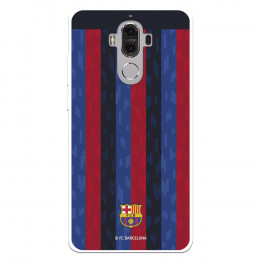 Funda para Huawei Mate 9 del FC Barcelona Fondo Rayas Verticales  - Licencia Oficial FC Barcelona