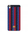 Funda para Huawei Y6 II del FC Barcelona Fondo Rayas Verticales  - Licencia Oficial FC Barcelona