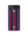 Funda para Oppo A15 del FC Barcelona Fondo Rayas Verticales  - Licencia Oficial FC Barcelona