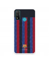 Funda para Huawei P Smart 2020 del FC Barcelona Fondo Rayas Verticales  - Licencia Oficial FC Barcelona