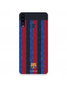 Funda para Samsung Galaxy A20s del FC Barcelona Fondo Rayas Verticales  - Licencia Oficial FC Barcelona