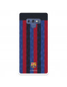 Funda para Samsung Galaxy Note9 del FC Barcelona Fondo Rayas Verticales  - Licencia Oficial FC Barcelona