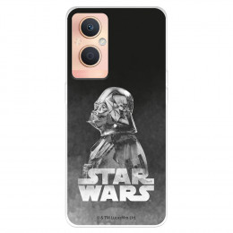 Funda para Oppo A96 5G Oficial de Star Wars Darth Vader Fondo negro - Star Wars