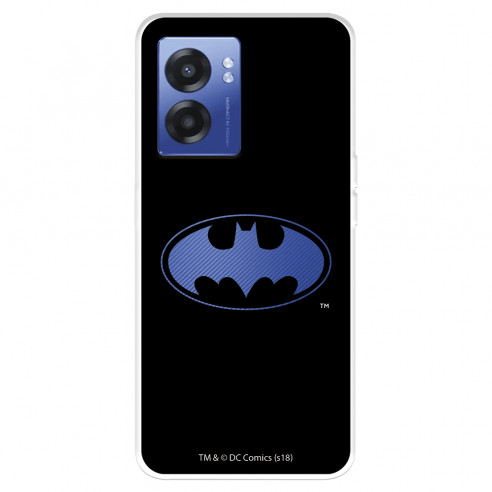 Funda para Realme Narzo 50 5G Oficial de DC Comics Batman Logo Transparente - DC Comics