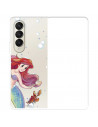 Funda para Samsung Galaxy Z Fold4 Oficial de Disney Ariel y Sebastián Burbujas - La Sirenita