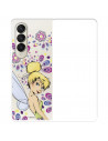 Funda para Samsung Galaxy Z Fold4 Oficial de Disney Campanilla Flores - Peter Pan