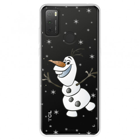 Funda para TCL 20Y Oficial de Disney Olaf Transparente - Frozen