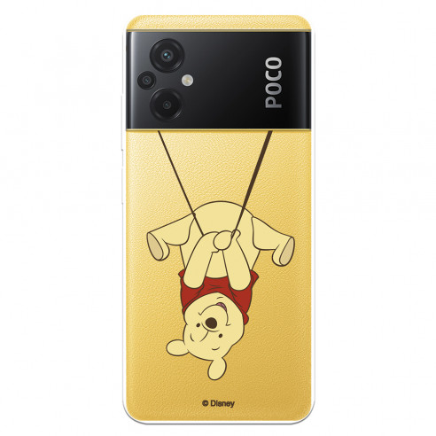 Funda para Xiaomi Poco M5 Oficial de Disney Winnie  Columpio - Winnie The Pooh