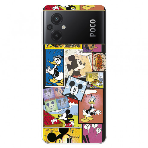 Funda para Xiaomi Poco M5 Oficial de Disney Mickey Comic - Clásicos Disney