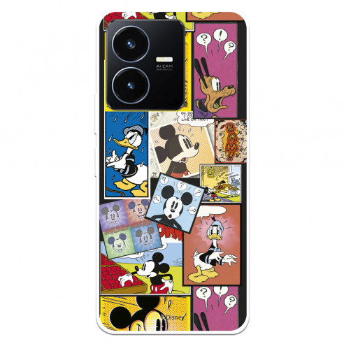 Funda para Vivo Y35 Oficial de Disney Mickey Comic - Clásicos Disney