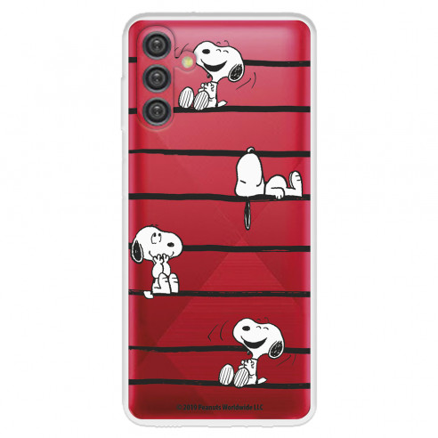 Funda para Samsung Galaxy A04s Oficial de Peanuts Snoopy rayas - Snoopy