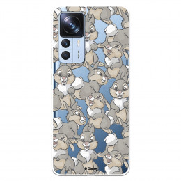 Funda para Xiaomi 12T Pro Oficial de Disney Tambor Patrones - Bambi