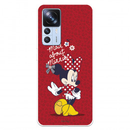 Funda para Xiaomi 12T Pro Oficial de Disney Minnie Mad About - Clásicos Disney