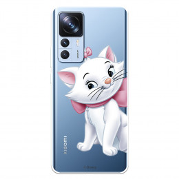 Funda para Xiaomi 12T Pro Oficial de Disney Marie Silueta - Los Aristogatos