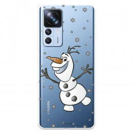 Funda para Xiaomi 12T Pro Oficial de Disney Olaf Transparente - Frozen